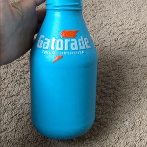 Glass Gatorade container